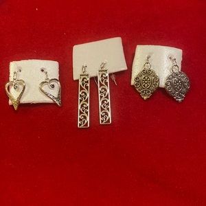 LOT OF 3PR EARRINGS NEW !
